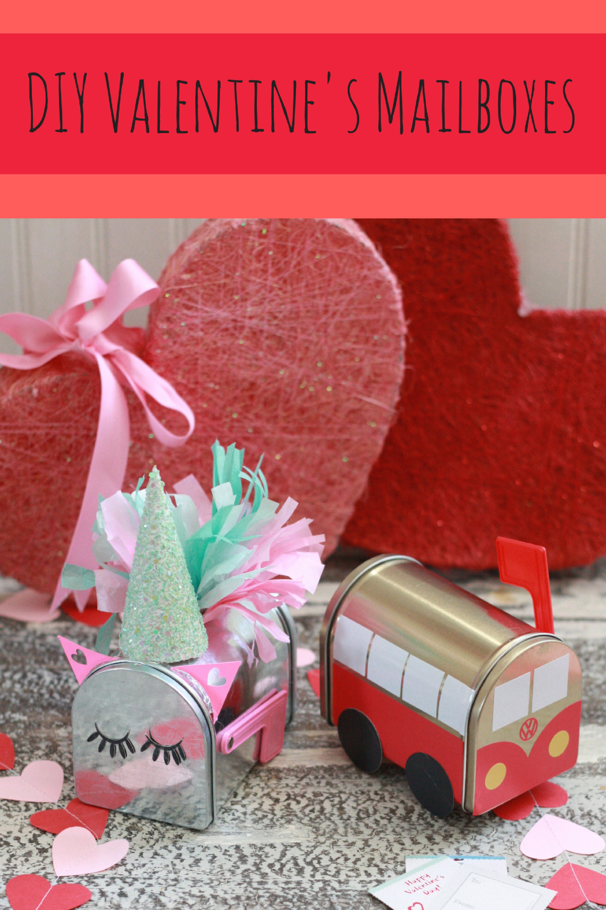 Diy Valentines Mailboxes With Cricut Everyday Jenny